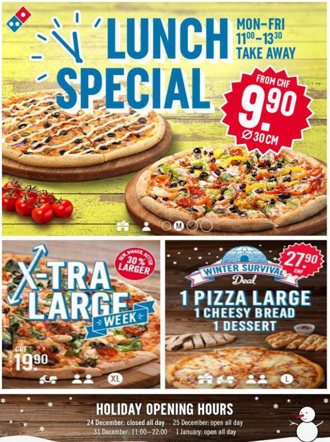 Holiday Opening Hours . Domino's Pizza (2021-01-31-2021-01-31)