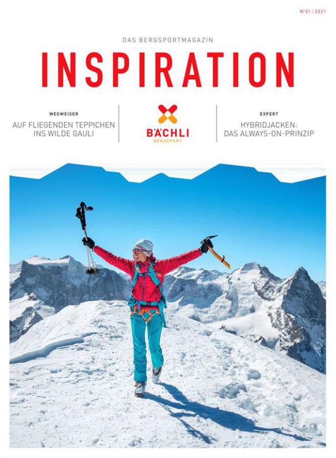 Inspiration Nr.1 2021 . Bächli Bergsport (2021-04-01-2021-04-01)