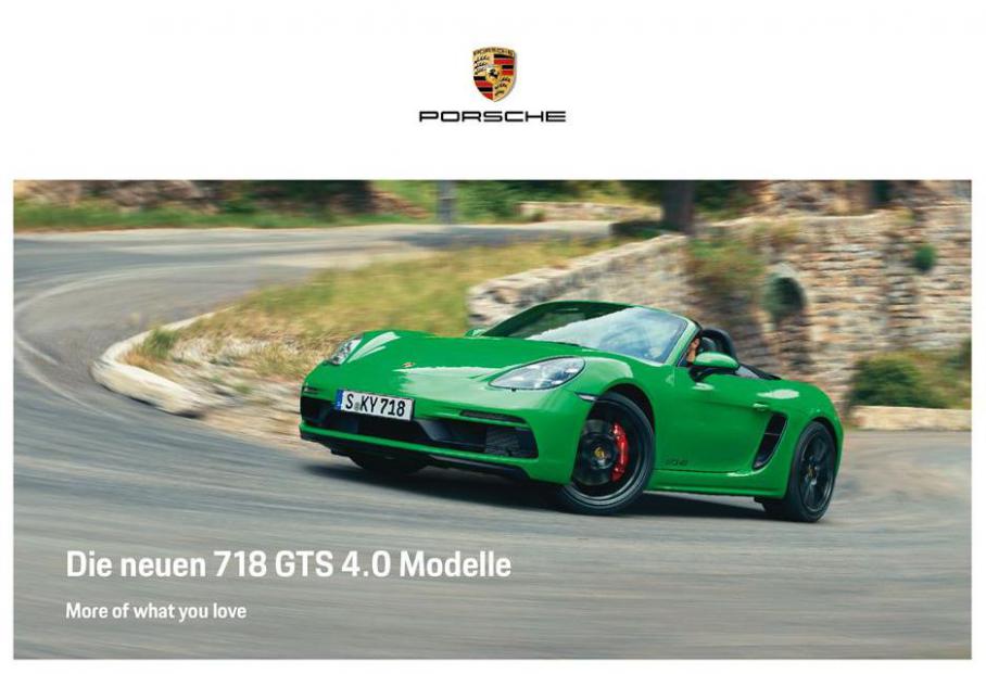 718 GTS 4.0 Broschüre . Porsche (2021-03-03-2021-03-03)