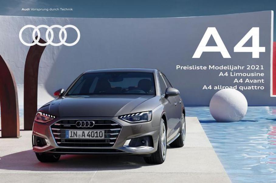 A4 Preisliste Modelljahr 2021 . Audi (2021-12-31-2021-12-31)