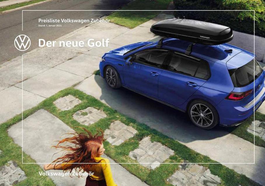 Der neue Golf - Zubehör Preisliste  . Volkswagen (2021-03-25-2021-03-25)