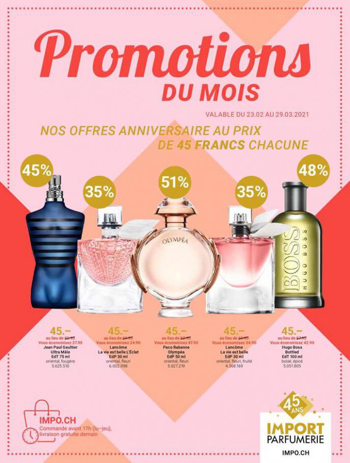 Promotions du Mois . Import Parfumerie (2021-03-29-2021-03-29)