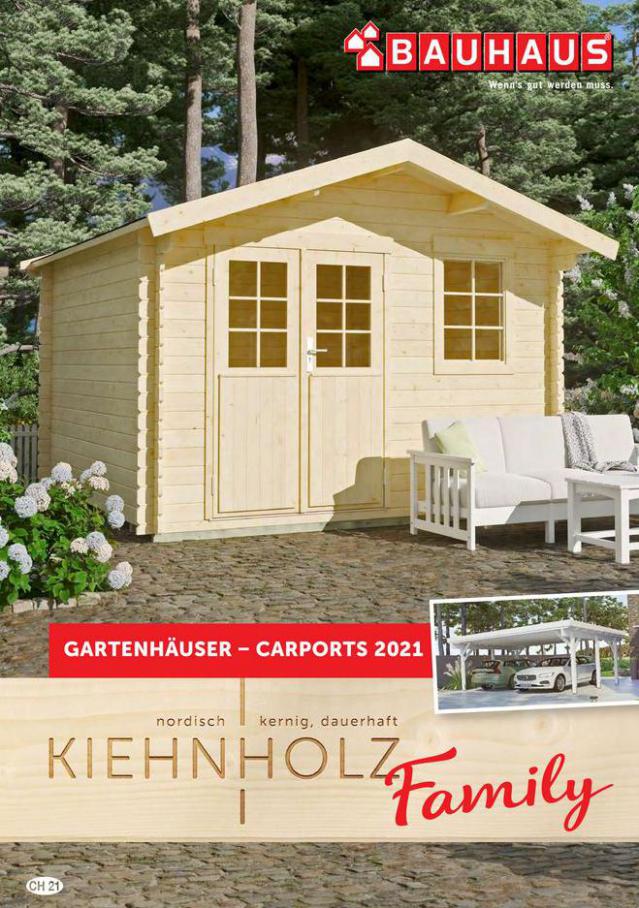 Gartenhäuser – Carports 2021 . Bauhaus (2021-12-31-2021-12-31)