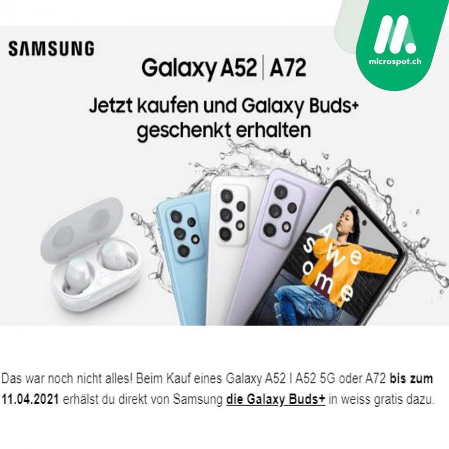 Die neuen Samsung Galaxy Smartphones . Microspot (2021-04-11-2021-04-11)