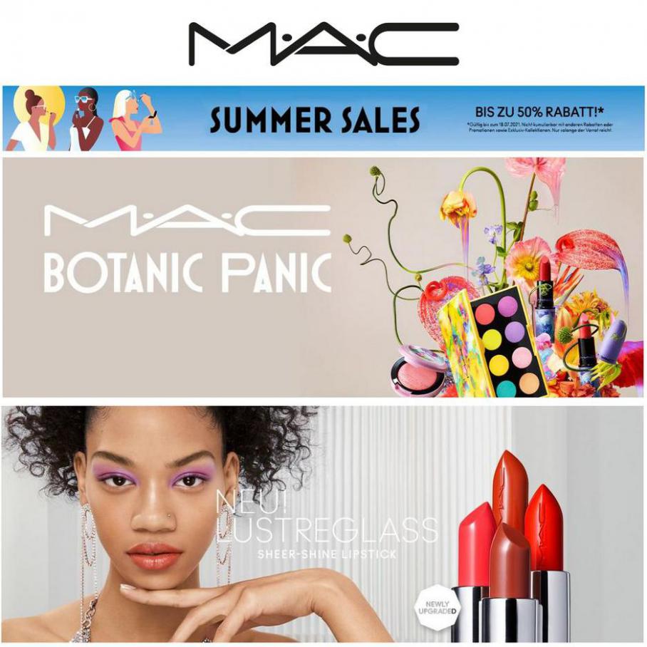 Aktuelle Aktionen. MAC Cosmetics (2021-07-18-2021-07-18)