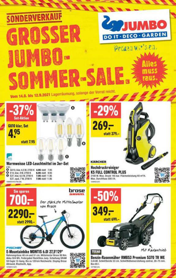 Grosser Jumbo Sommer Sale. Jumbo (2021-09-12-2021-09-12)