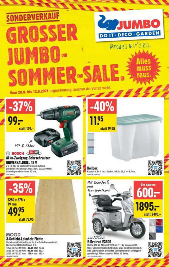Grosser Jumbo Sommer Sale. Jumbo (2021-09-12-2021-09-12)
