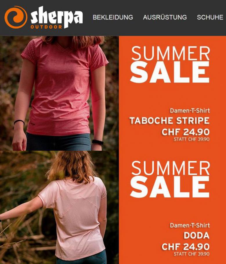 Summer Sale. Sherpa Outdoor (2021-08-30-2021-08-30)