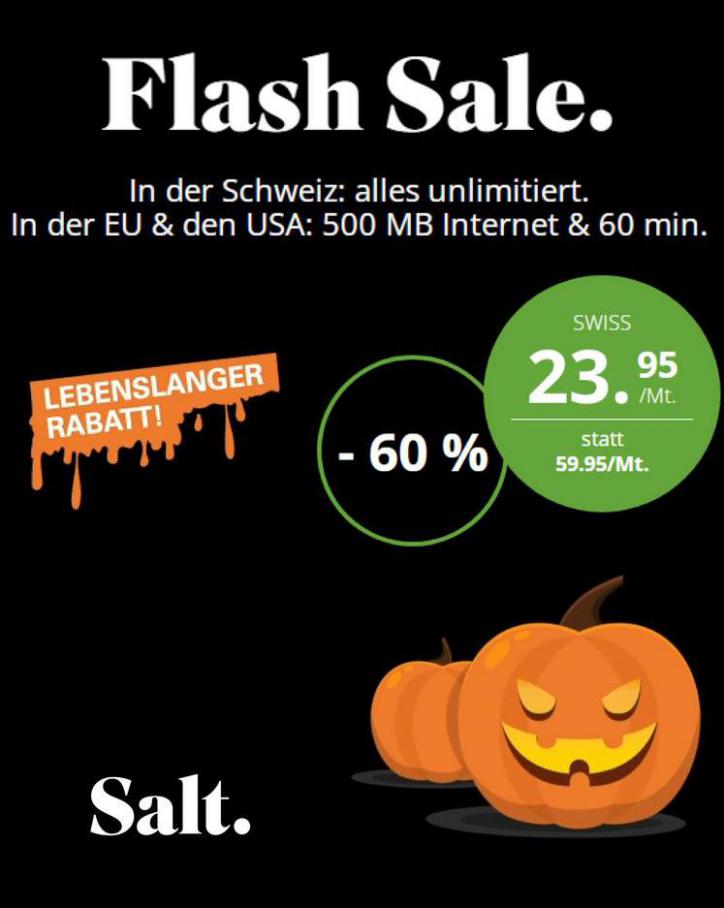 Flash Sale. Salt (2021-11-02-2021-11-02)