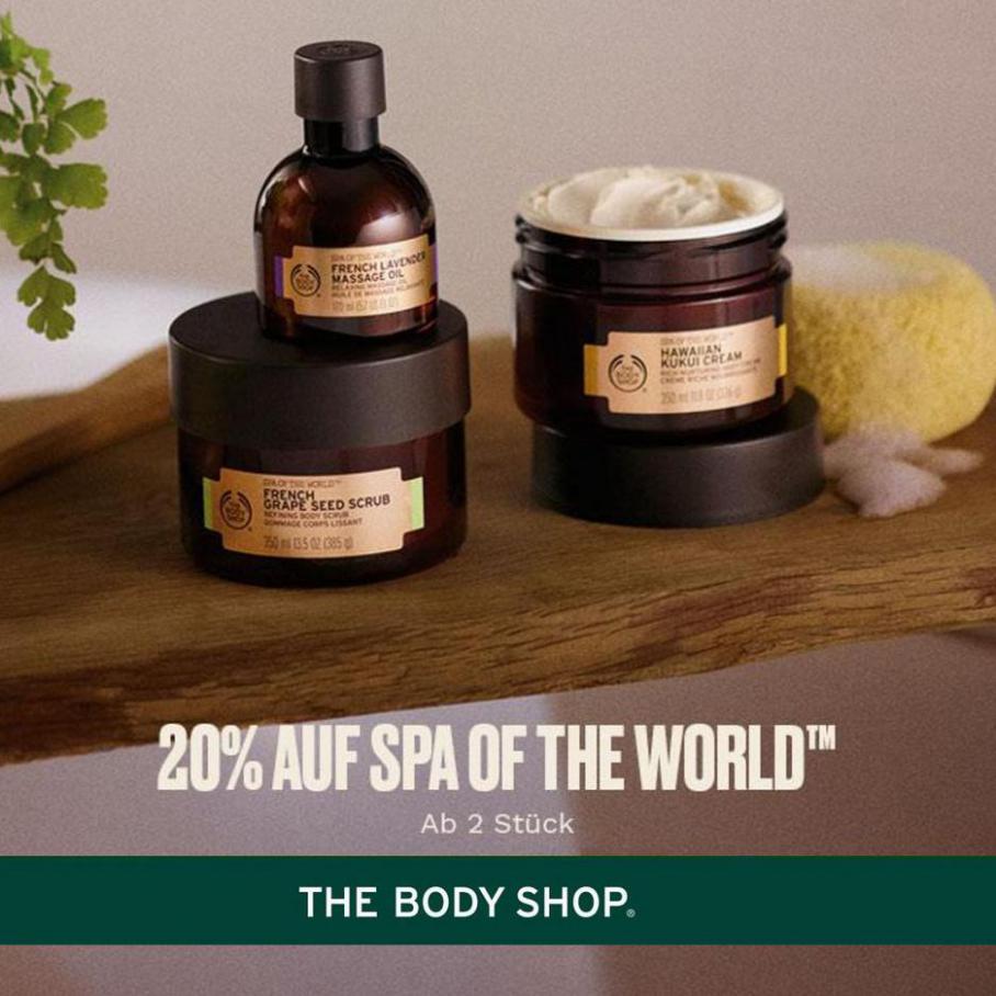 20% auf Spa of the World. The Body Shop (2021-10-17-2021-10-17)