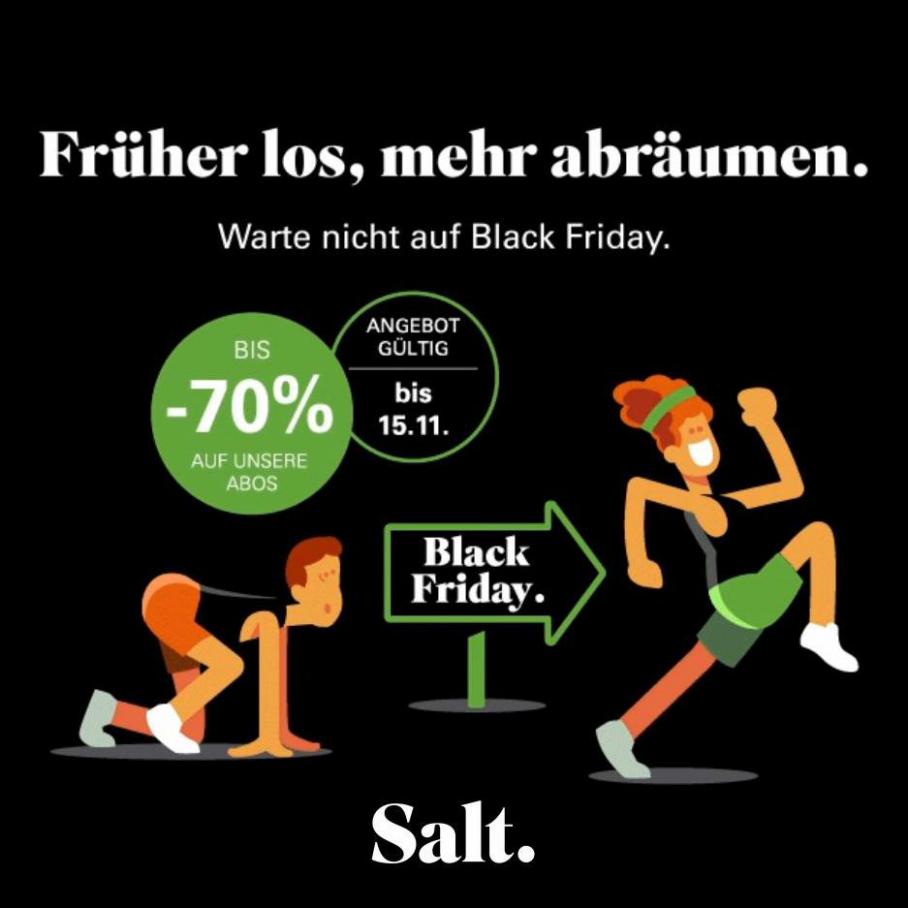 Salt Black Friday Angebote. Salt (2021-11-17-2021-11-17)