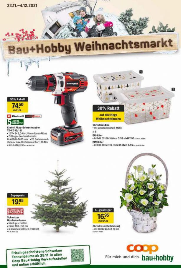 Bau+Hobby Weihnachtsmarkt. Coop Bau+Hobby (2021-12-04-2021-12-04)
