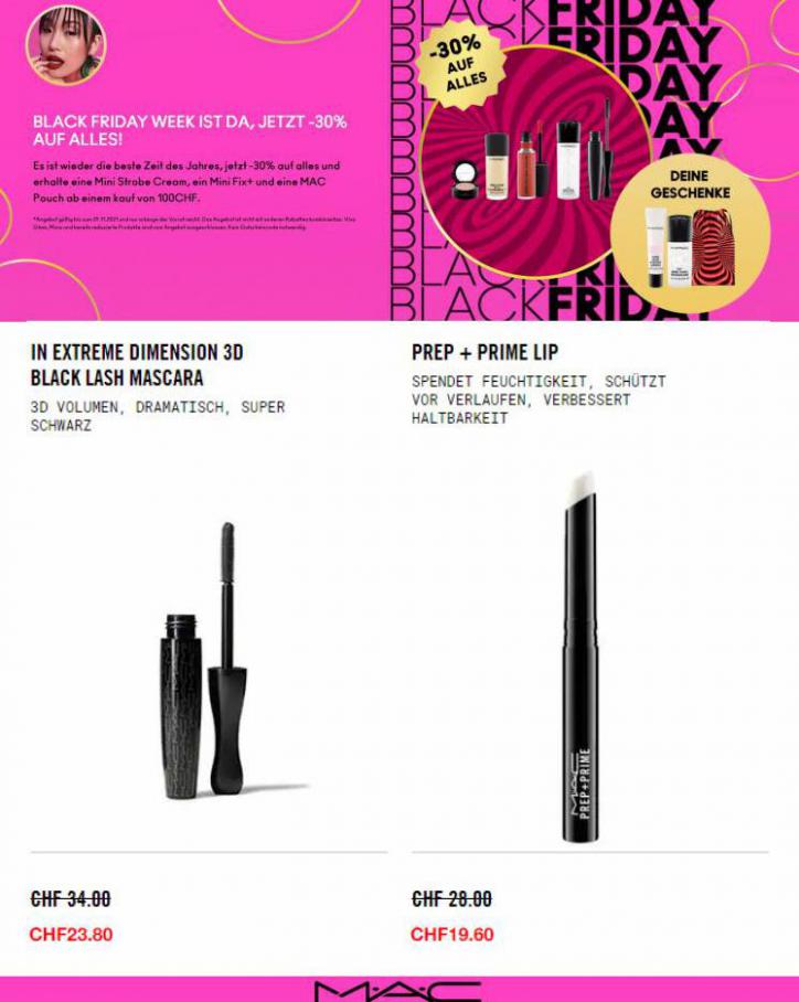 MAC Cosmetics Black Friday Angebote. MAC Cosmetics (2021-11-29-2021-11-29)
