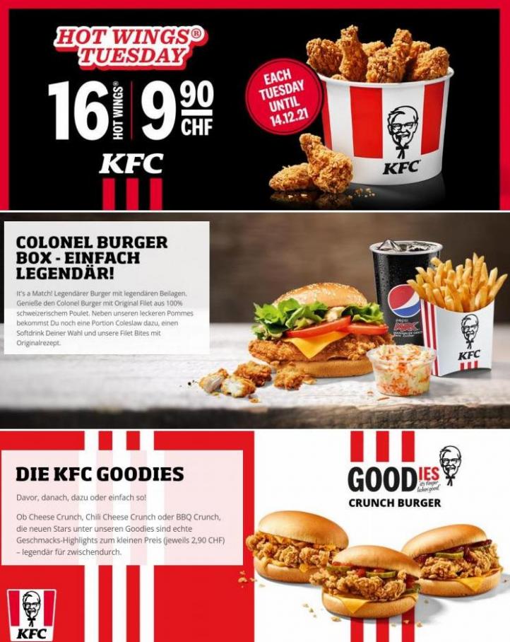 Aktuelle Aktionen. KFC (2021-12-27-2021-12-27)