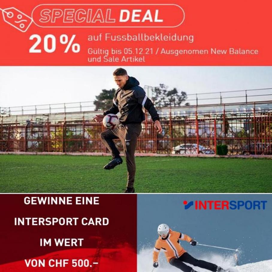 Special Deal 20% auf Fussballbekleidung. Intersport (2021-12-05-2021-12-05)