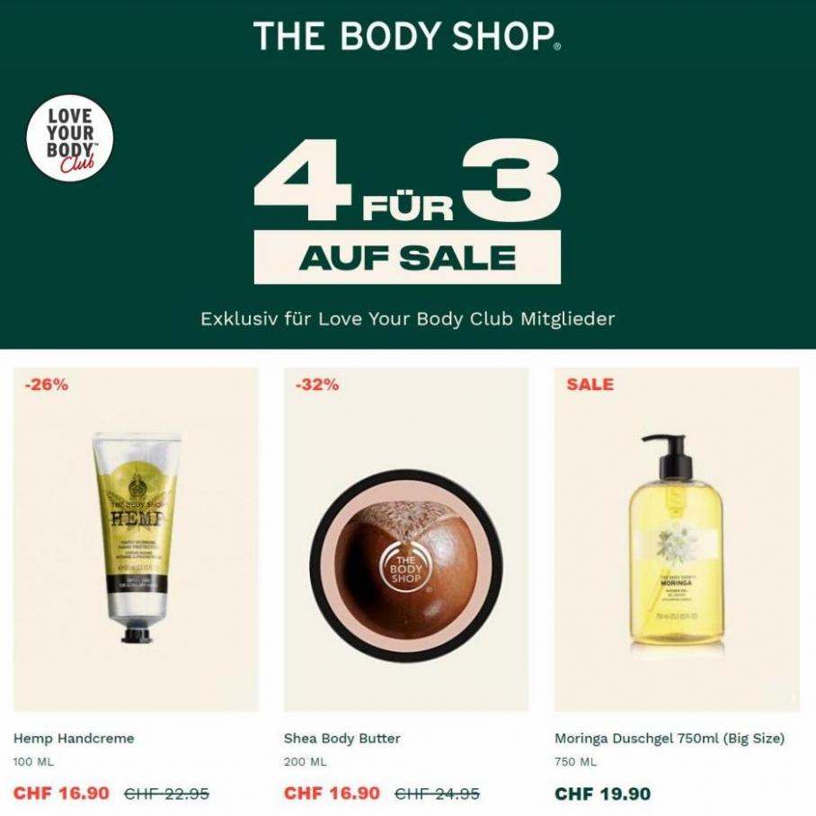4 für 3 auf Sale. The Body Shop (2022-01-31-2022-01-31)