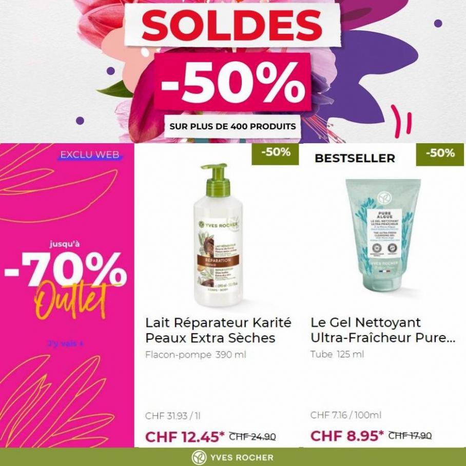 Soldes -50%. Yves Rocher (2022-01-10-2022-01-10)