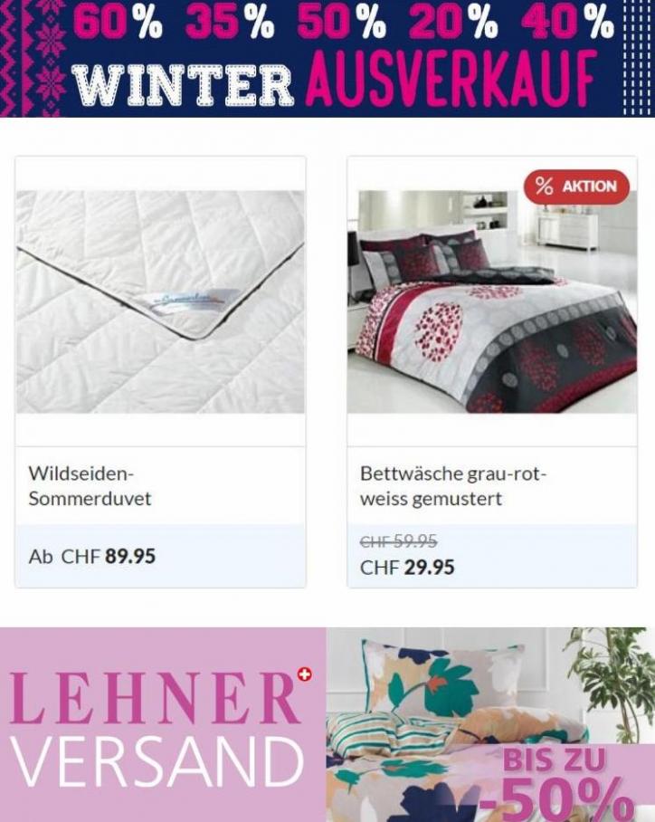 Winter Ausverkauf. Lehner Versand (2022-02-08-2022-02-08)