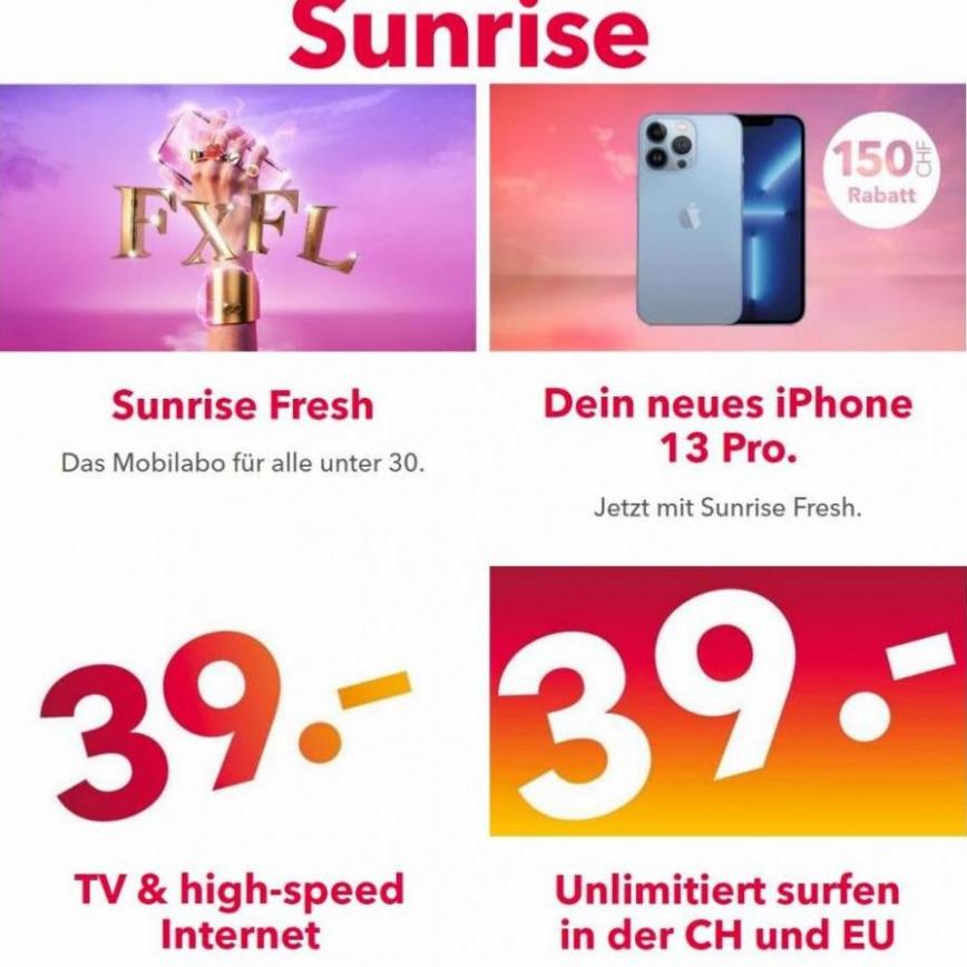 Top Deals. Sunrise (2022-04-17-2022-04-17)