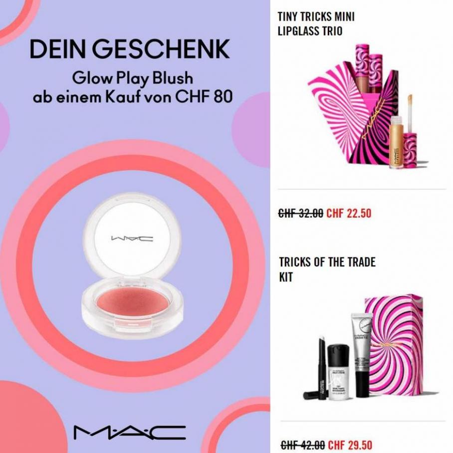 Dein Geschenk Glow Play Blush ab einem Kauf von CHF 80. MAC Cosmetics (2022-04-18-2022-04-18)