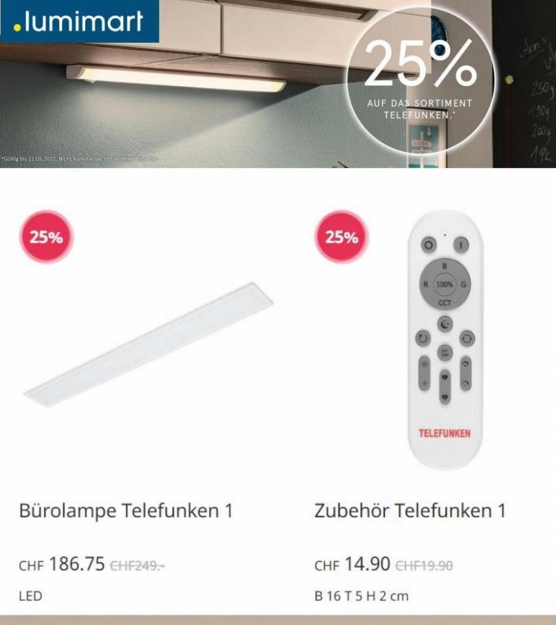 25% auf Telefunken!. Lumimart (2022-05-22-2022-05-22)