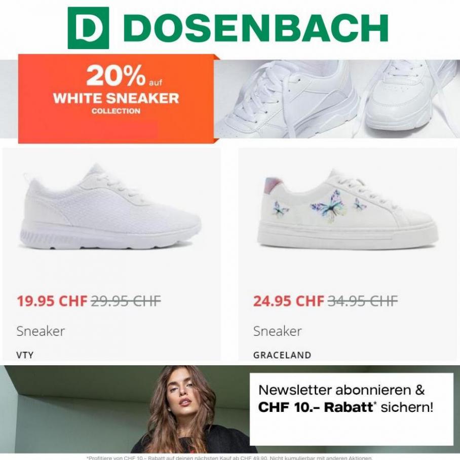 20% auf White Sneaker Collection. Dosenbach (2022-04-05-2022-04-05)