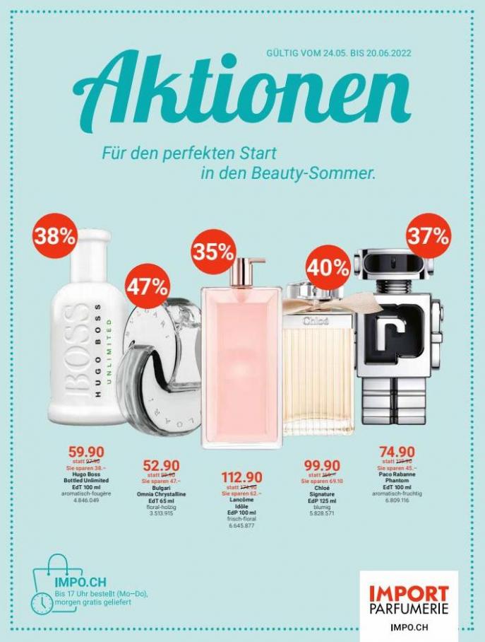 Aktionen für den perfekten Start in den Beauty-Sommer.. Import Parfumerie (2022-06-20-2022-06-20)