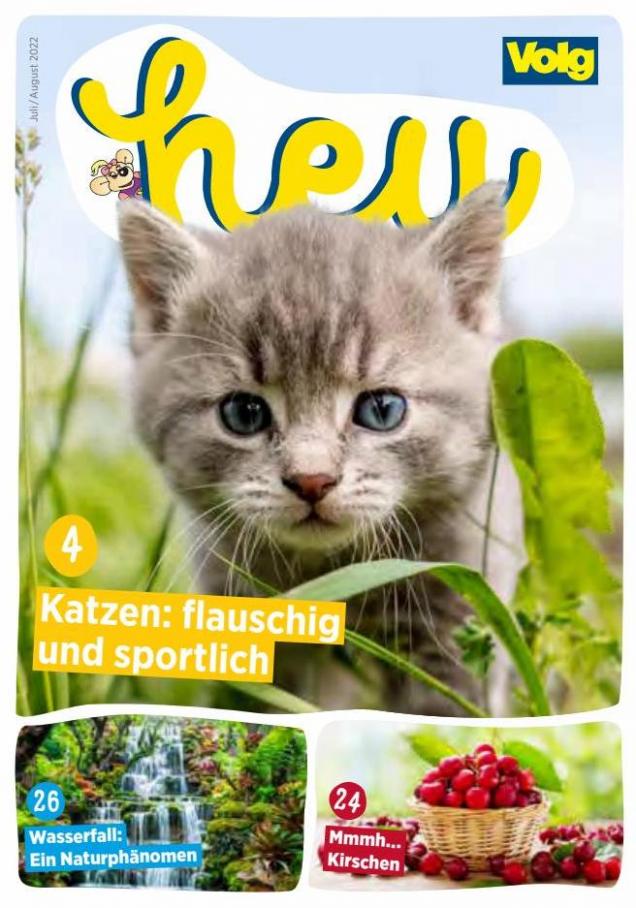 Kindermagazin «Hey» Juli/August 2022. Volg (2022-08-31-2022-08-31)