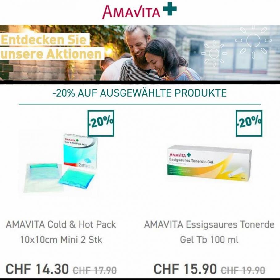 -20% auf Ausgewählte Produkte. Amavita (2022-08-07-2022-08-07)