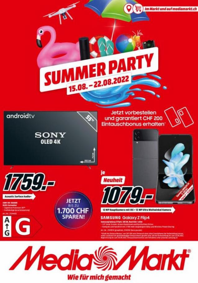 Summer Party. Media Markt (2022-08-22-2022-08-22)