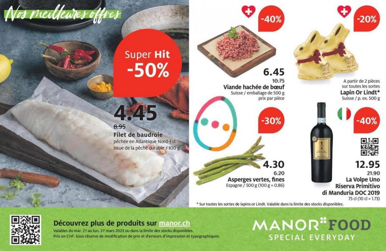 Offres Manor Food. Manor (2023-03-27-2023-03-27)