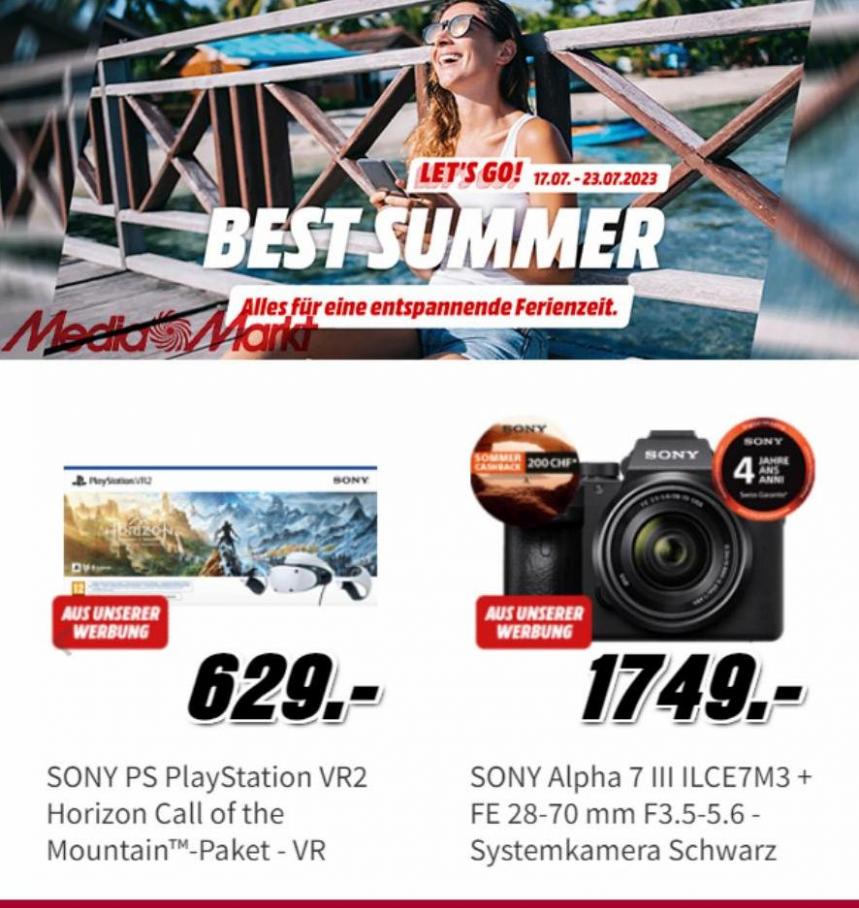 BEST SUMMER - HOLIDAY OFFERS. Media Markt (2023-07-23-2023-07-23)