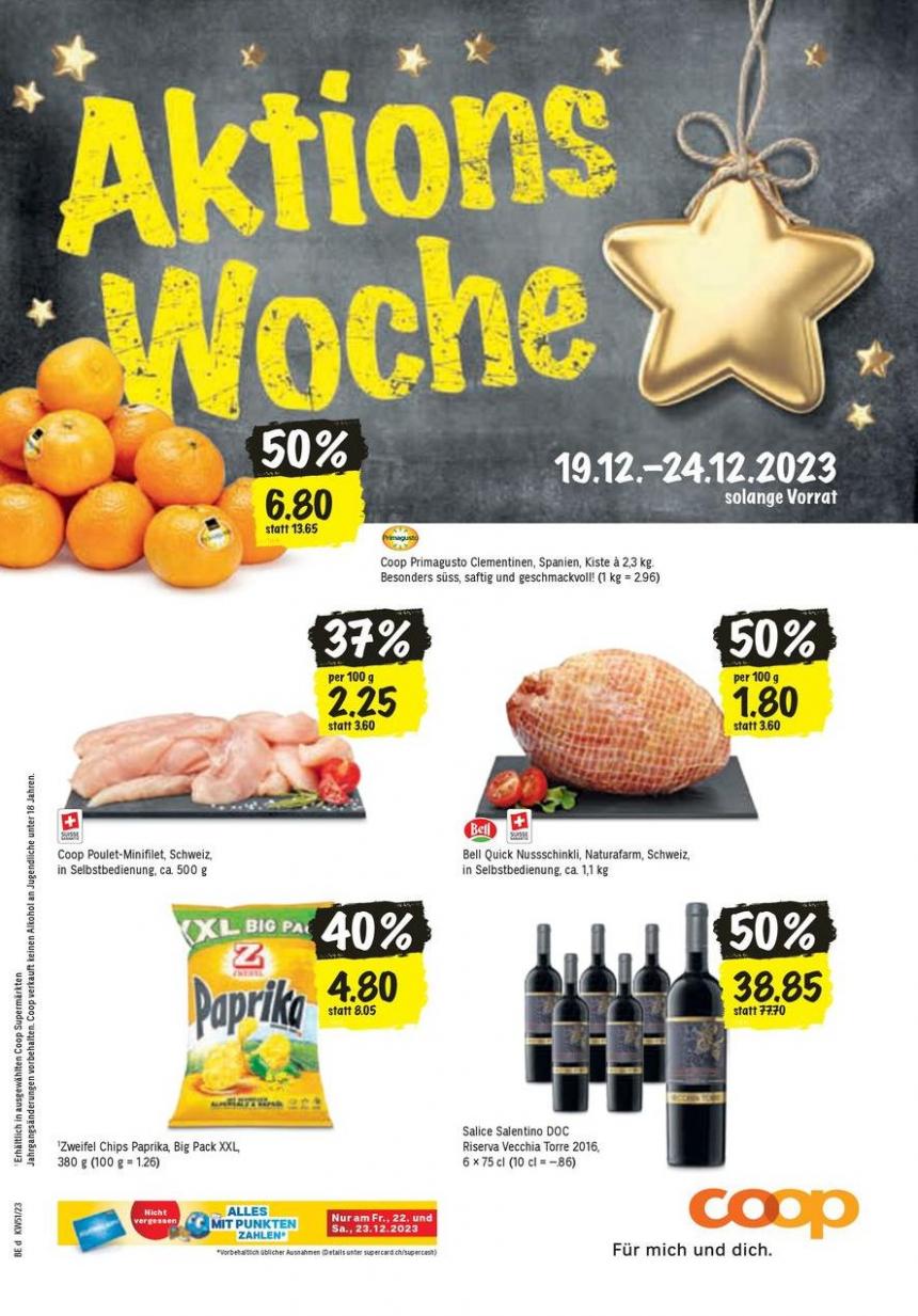 Aktions Woche. Coop City (2023-12-24-2023-12-24)