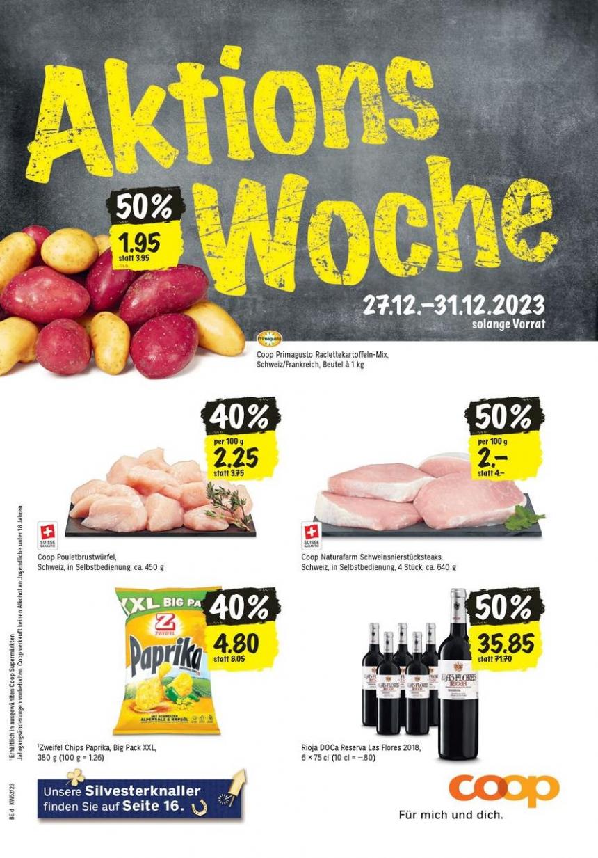 Aktions Woche. Coop City (2023-12-31-2023-12-31)