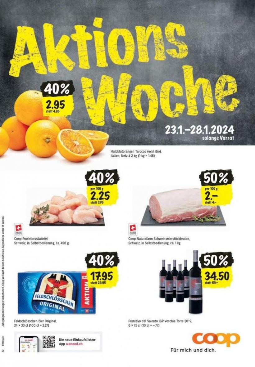Aktions Woche. Coop (2024-01-28-2024-01-28)