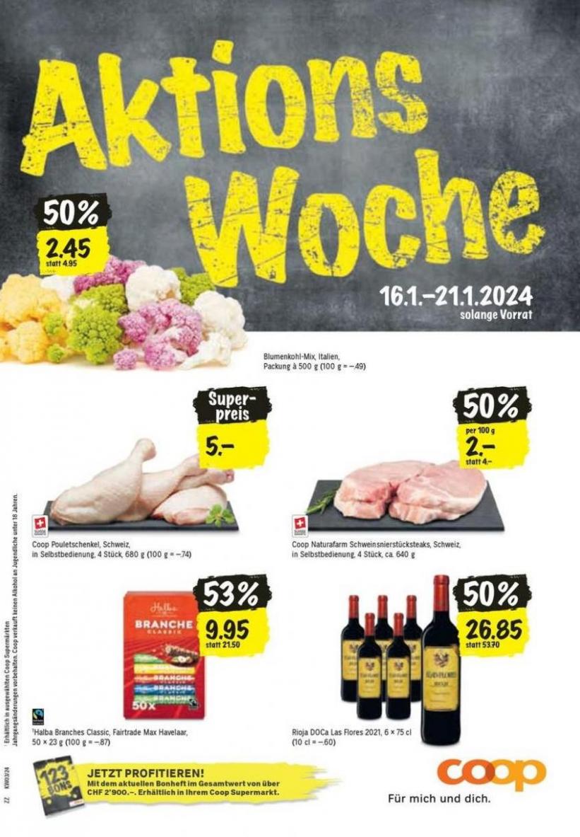 Aktions Woche. Coop (2024-01-21-2024-01-21)