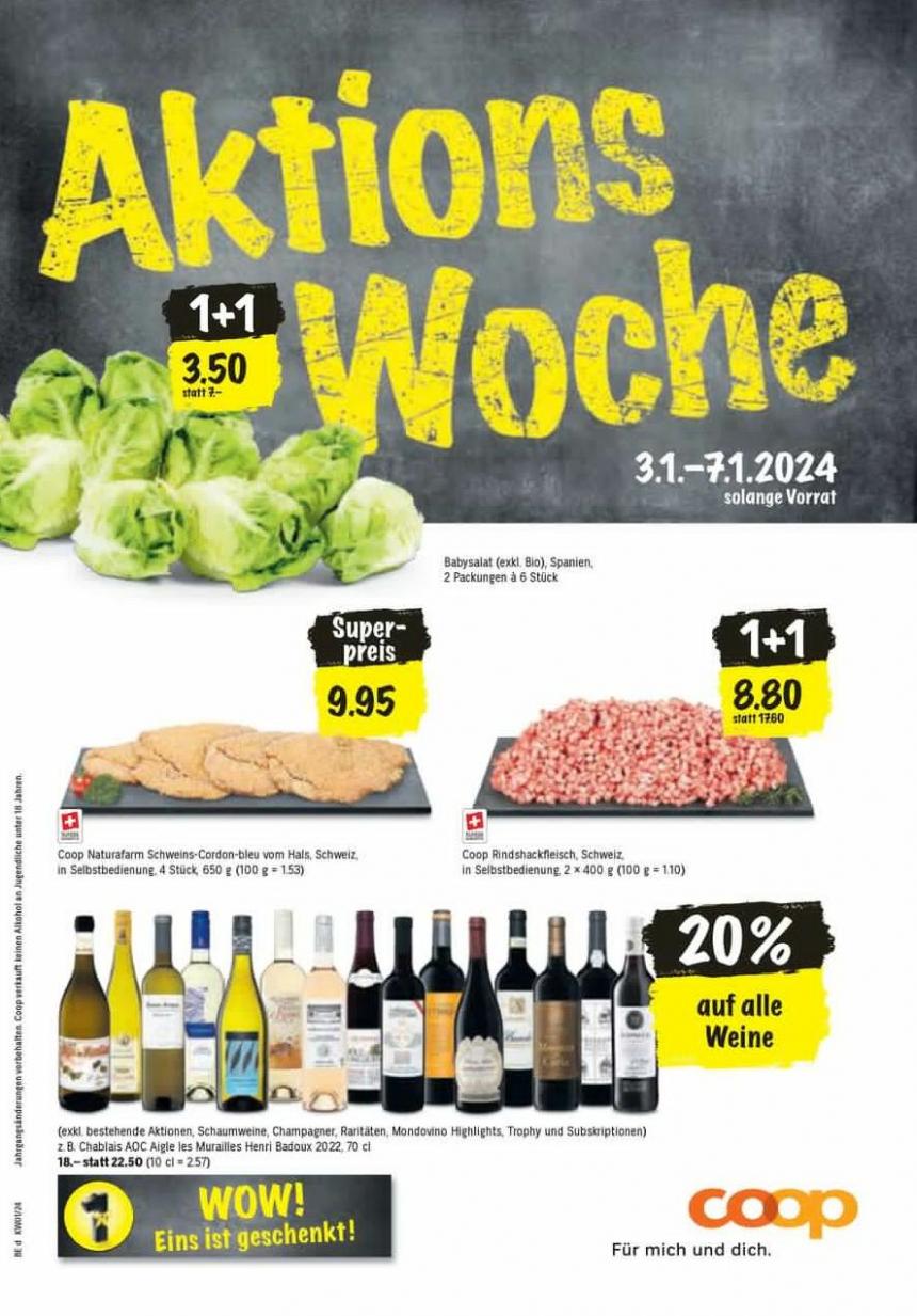 Aktions Woche. Coop City (2024-01-07-2024-01-07)