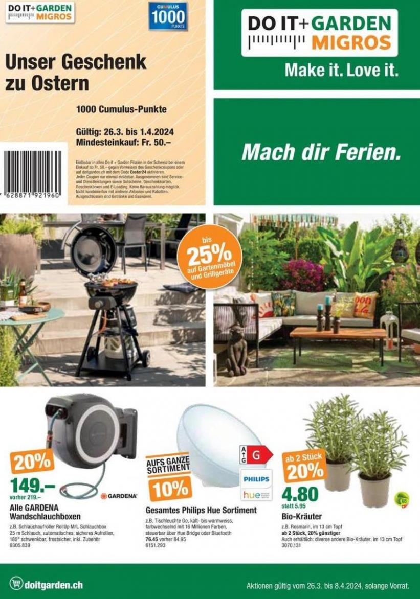 Unser Geschenk zu Ostern. Do it + Garden (2024-04-08-2024-04-08)