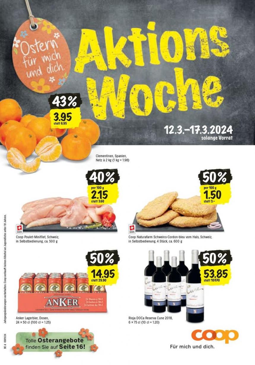 Aktions Woche. Coop City (2024-03-17-2024-03-17)